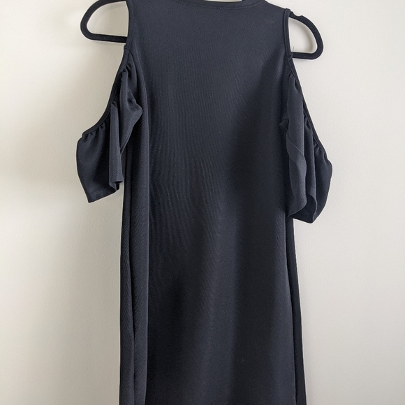 ZARA Trafaluc Cold Shoulder LBD A Line Dress S - Picture 6 of 16